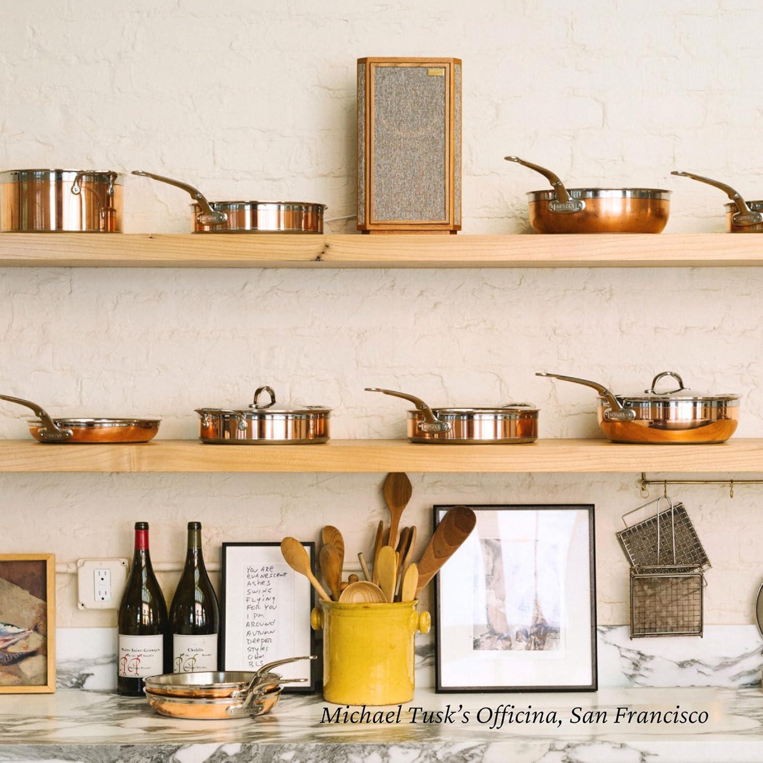 image:imageHestan CopperBond Collection 100 Pure Copper 10Piece Ultimate Cookware Set Induction Cooktop CompatibleAllInOne Pan 35Quart