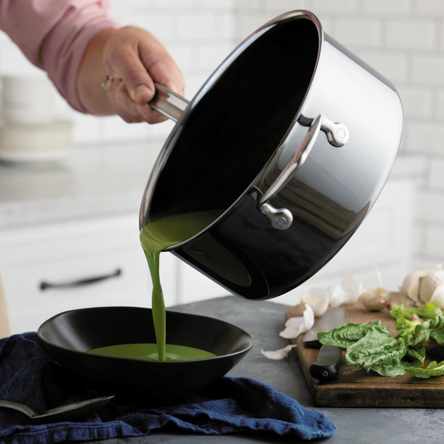 image:imageHestan NanoBond Collection Stainless Steel Titanium Sauce Pan Induction Cooktop Compatible 4 Quart