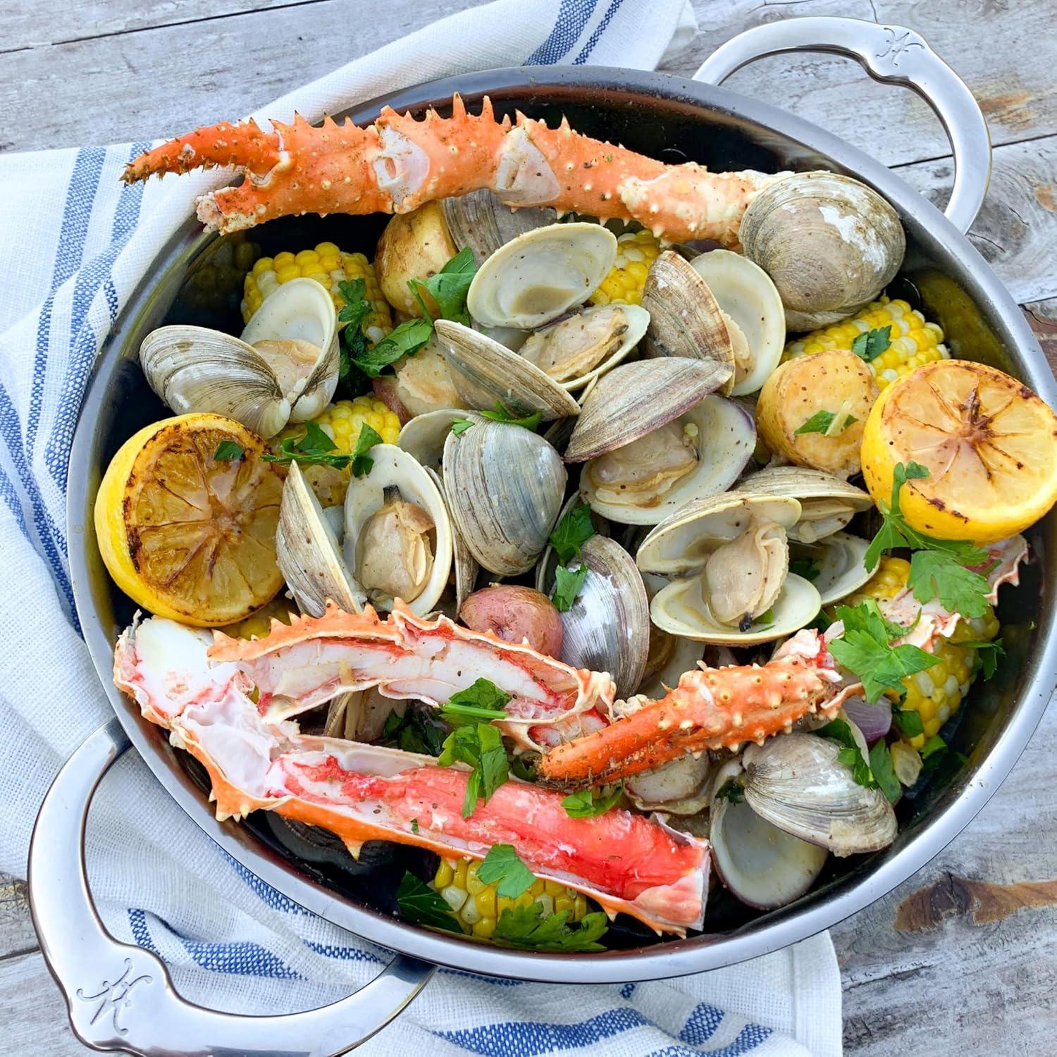 image:imageHestan NanoBond Collection Stainless Steel Titanium Sauteuse Induction Cooktop Compatible 35 Quart
