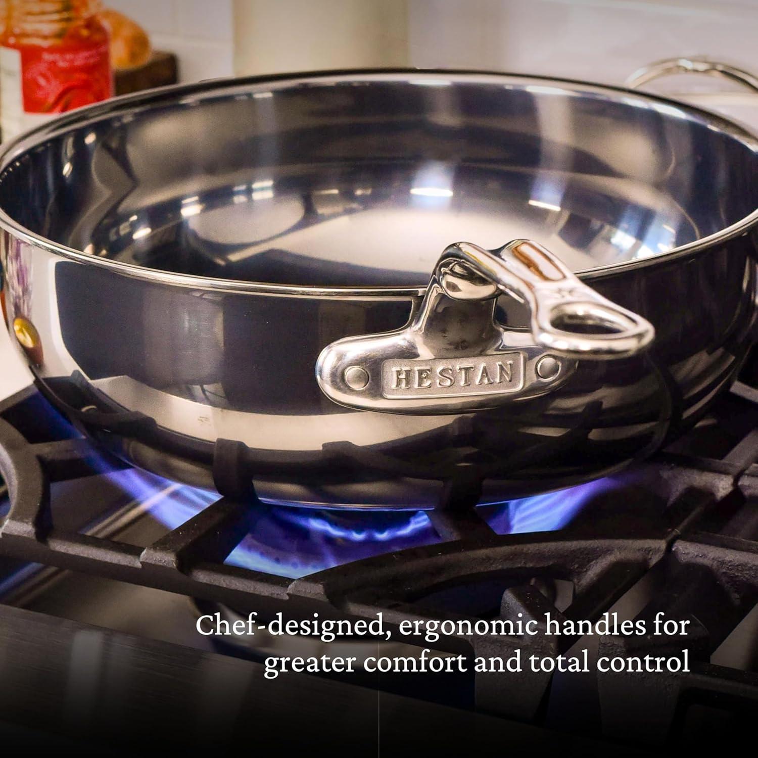 image:imageHestan NanoBond Collection Titanium AllInOne Pan Induction Cooktop Compatible 35 Quart