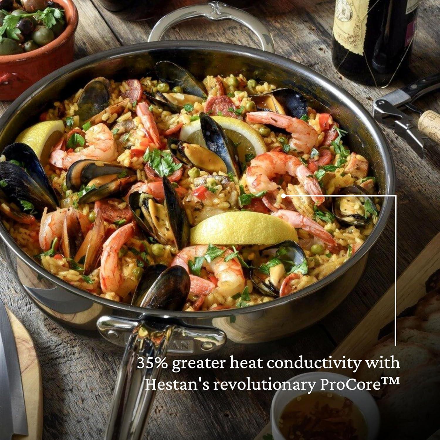 image:imageHestan NanoBond Collection Titanium AllInOne Pan Induction Cooktop Compatible 5 Quart