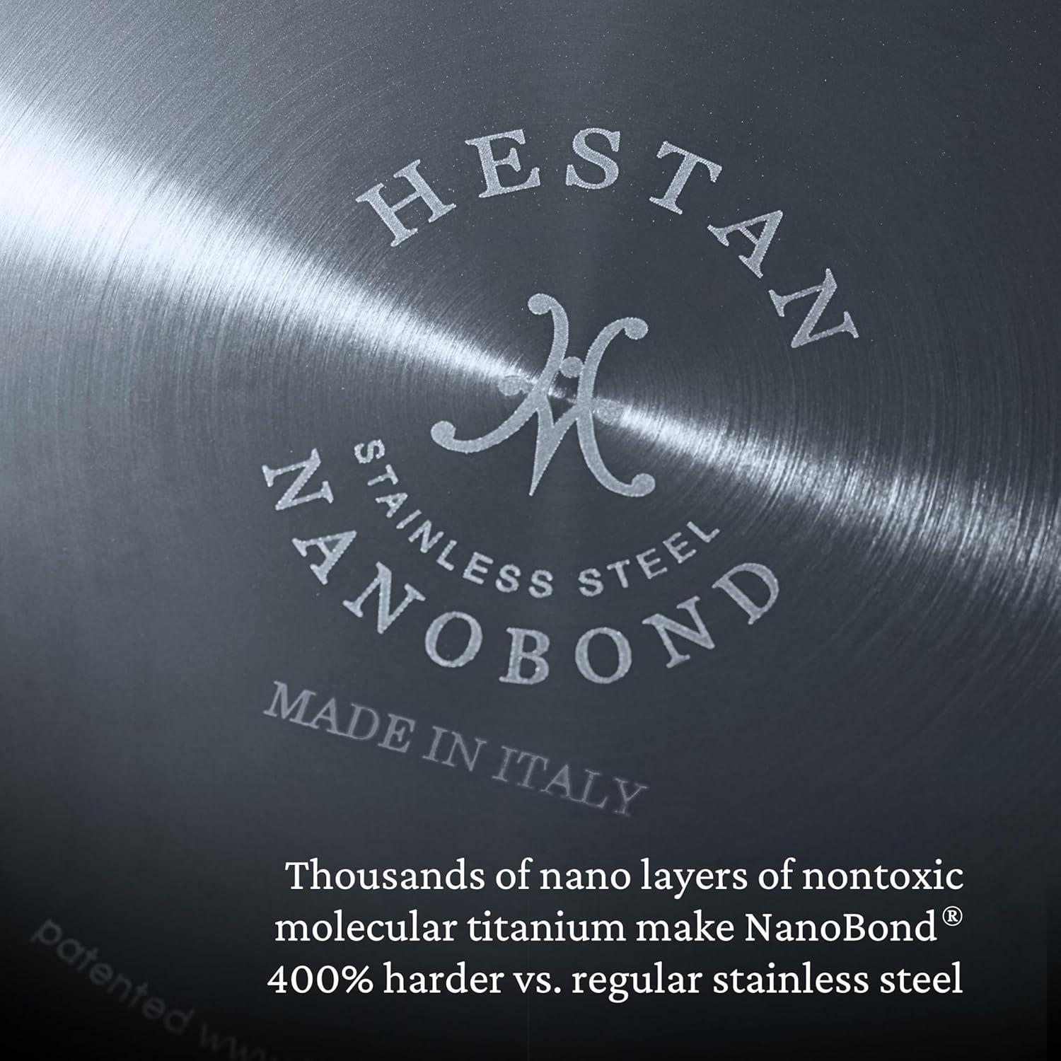 image:imageHestan NanoBond Collection Titanium AllInOne Pan Induction Cooktop Compatible 5 Quart