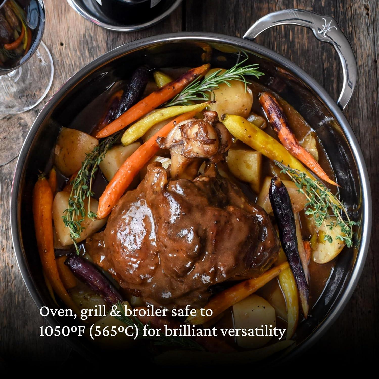 image:imageHestan NanoBond Collection Titanium AllInOne Pan Induction Cooktop Compatible 5 Quart
