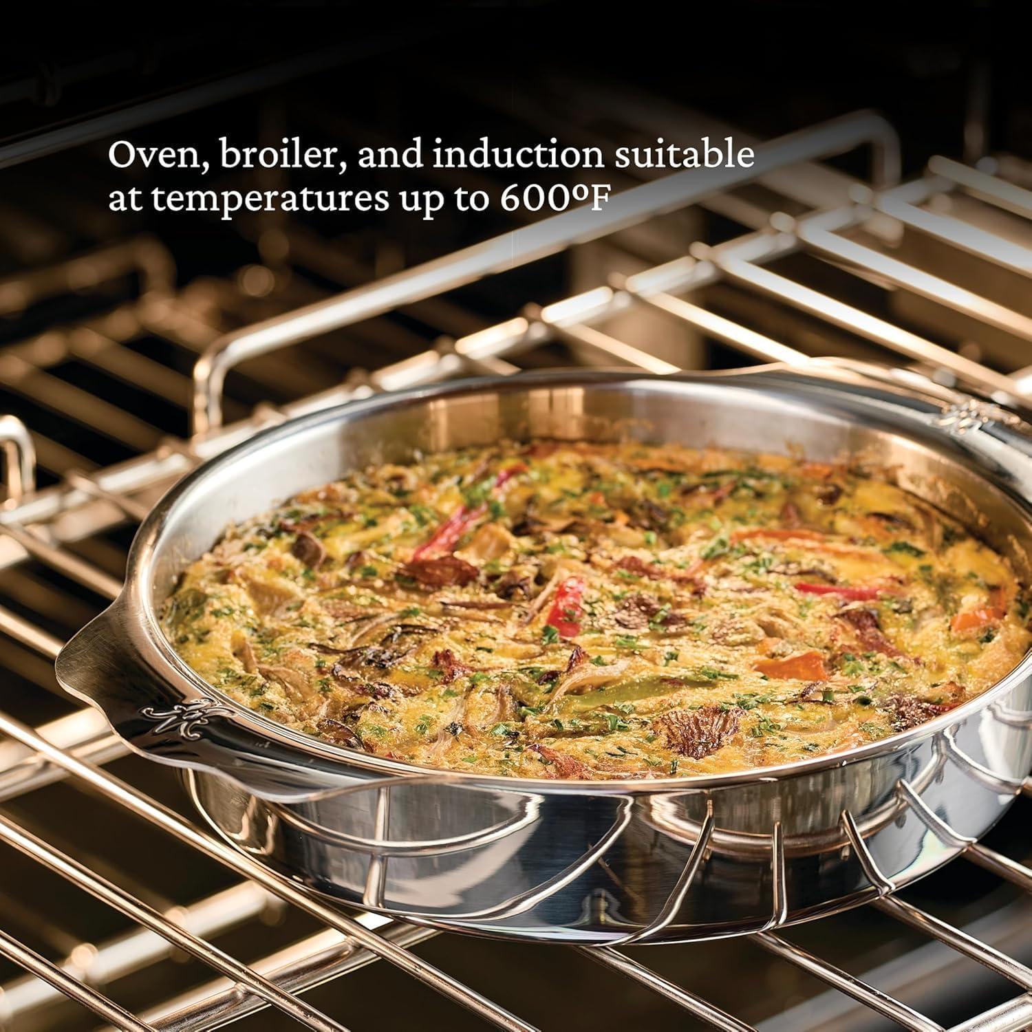 image:imageHestan OvenBond Provisions TriPly Stainless Steel Round Baker 9 Diameter
