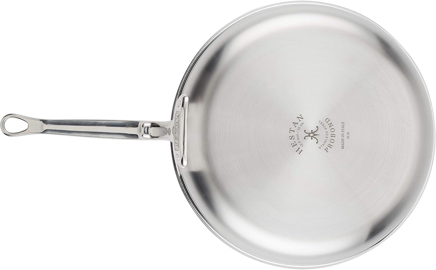 image:imageHestan ProBond Forged Professional Clad Stainless Steel Frying Pan 11Inch Induction Compatible125 Inch