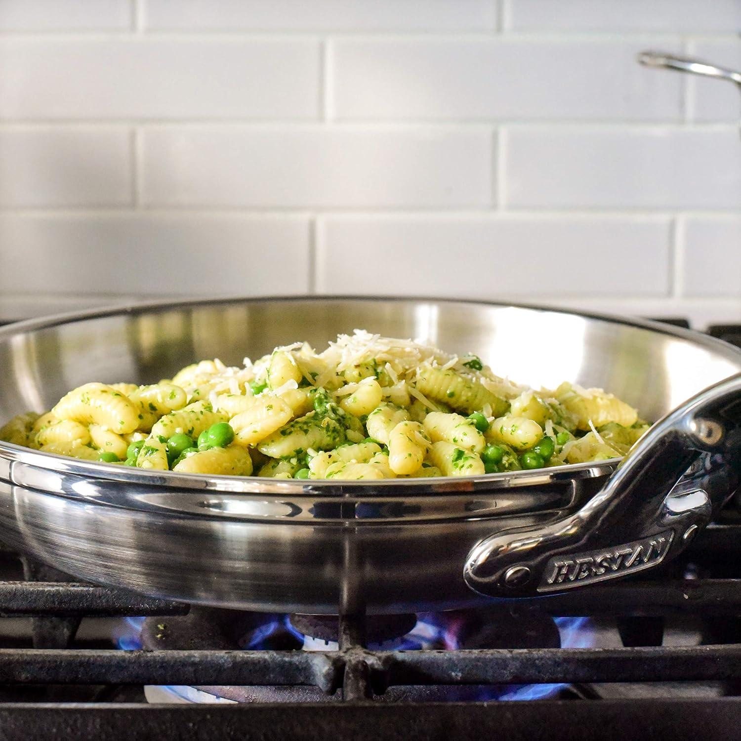 image:imageHestan ProBond Forged Professional Clad Stainless Steel Frying Pan 11Inch Induction Compatible125 Inch