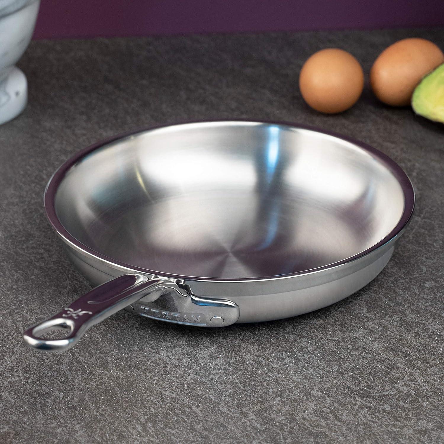 image:imageHestan ProBond Forged Professional Clad Stainless Steel Frying Pan 11Inch Induction Compatible85 Inch