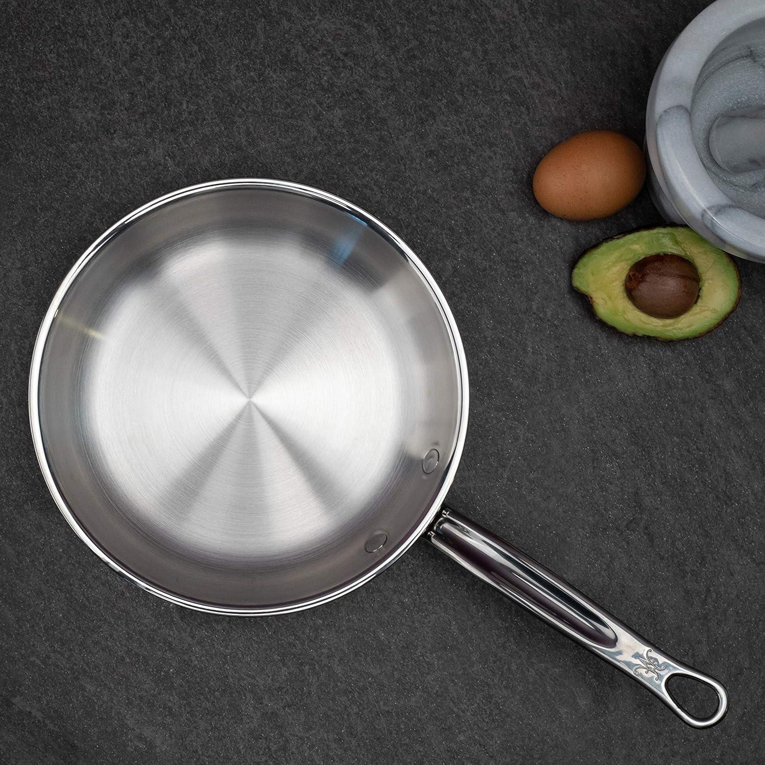 image:imageHestan ProBond Forged Professional Clad Stainless Steel Frying Pan 11Inch Induction Compatible85 Inch