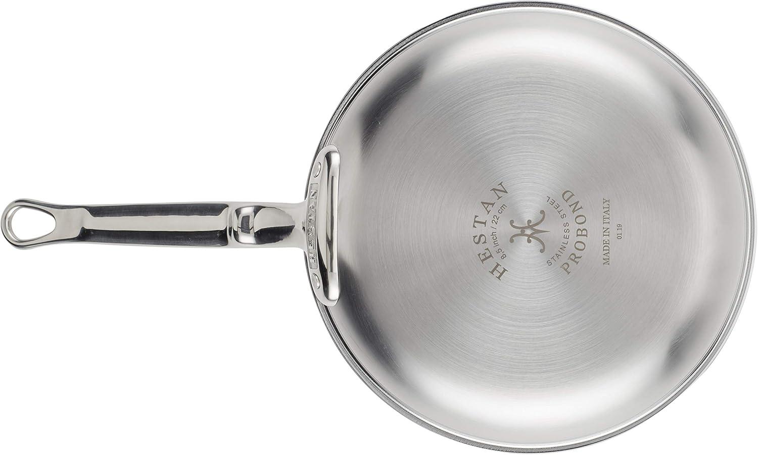 image:imageHestan ProBond Forged Professional Clad Stainless Steel Frying Pan 11Inch Induction Compatible85 Inch