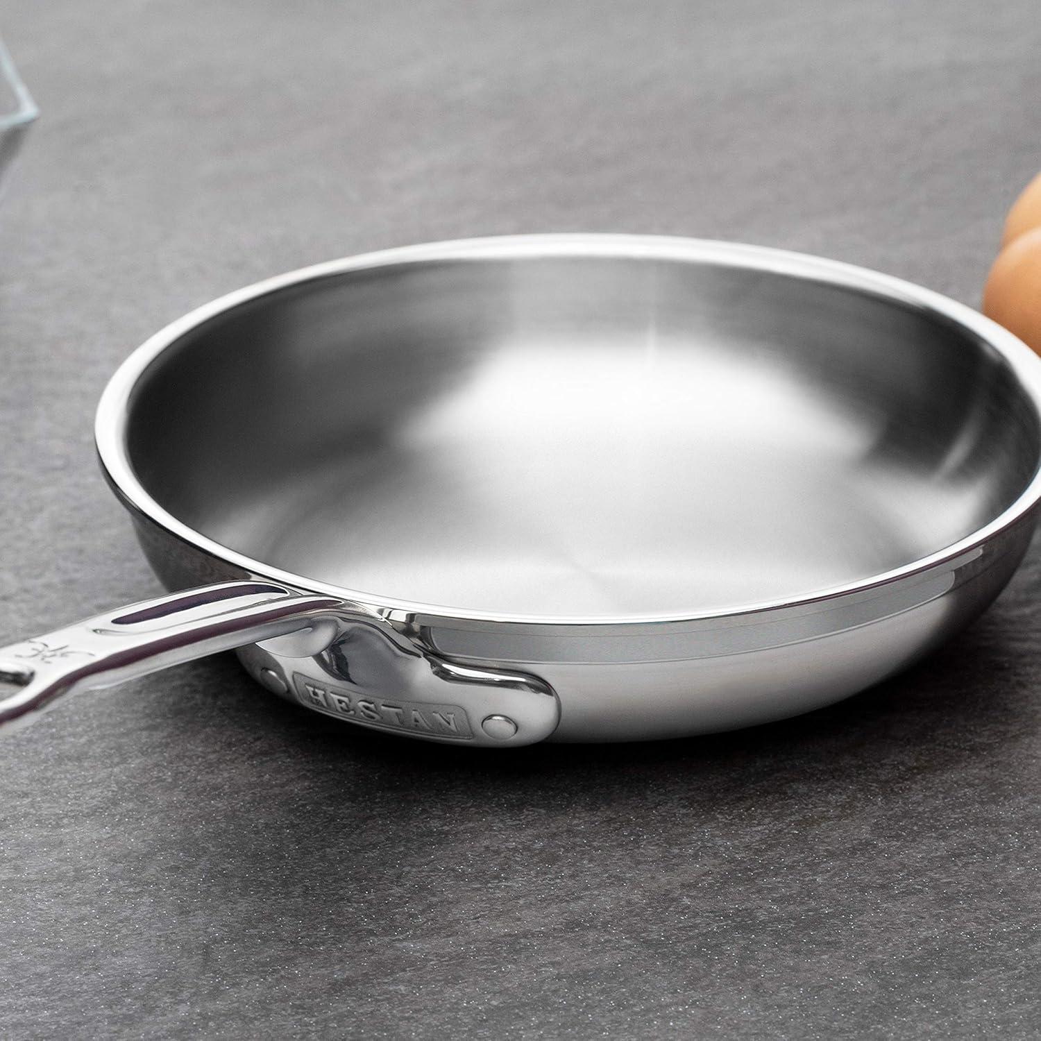 image:imageHestan ProBond Forged Professional Clad Stainless Steel Frying Pan 11Inch Induction Compatible85 Inch