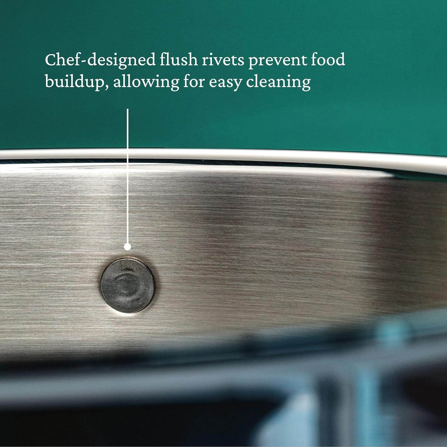 image:imageHestan ProBond Forged Professional Clad Stainless Steel Sauce Pan 2 Quart Induction Compatible