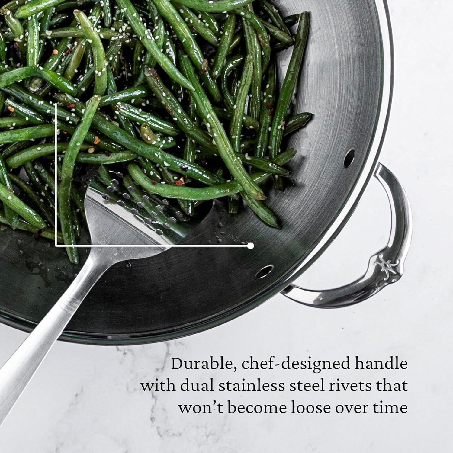 image:imageHestan ProBond Forged Professional Clad Stainless Steel Wok 14Inches Induction Compatible