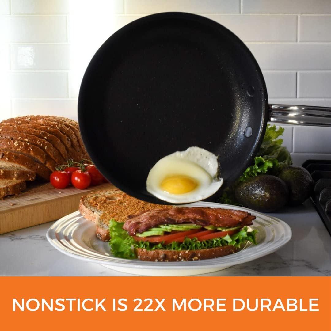 image:imageHestan ProBond Forged TITUM Professional Clad Stainless Steel Nonstick Frying Pan 11Inch Induction Compatible Made without PFOAsKitchen Set