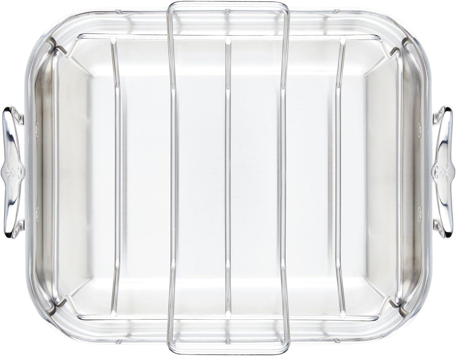 image:imageHestan Provisions 165 Classic Clad Roaster with Stainless Steel RackRoaster 145inch