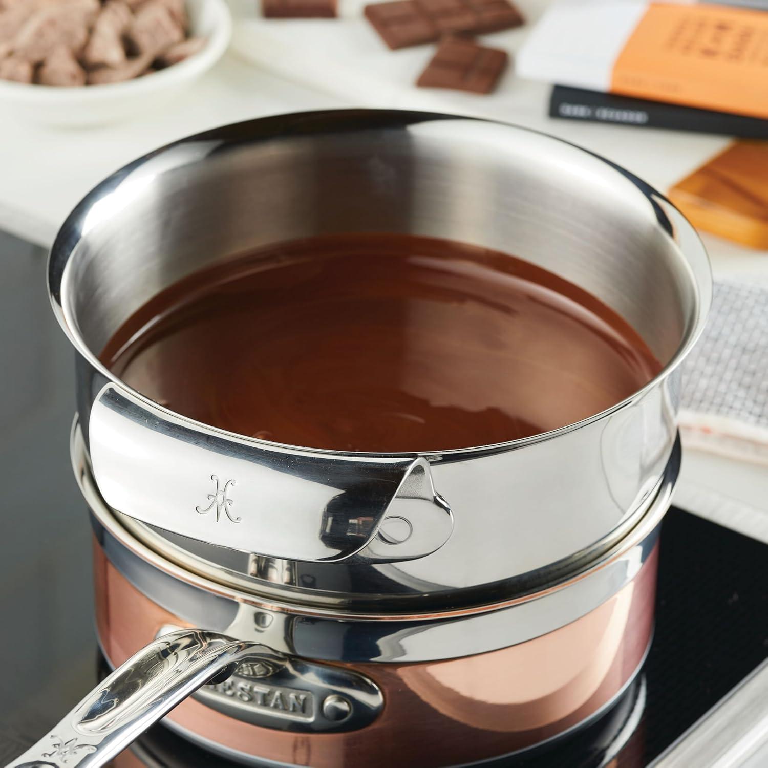 image:imageHestan Provisions 3Piece Stainless Steel Mixing Bowl Set 15qt 3qt and 475qt Nesting Design