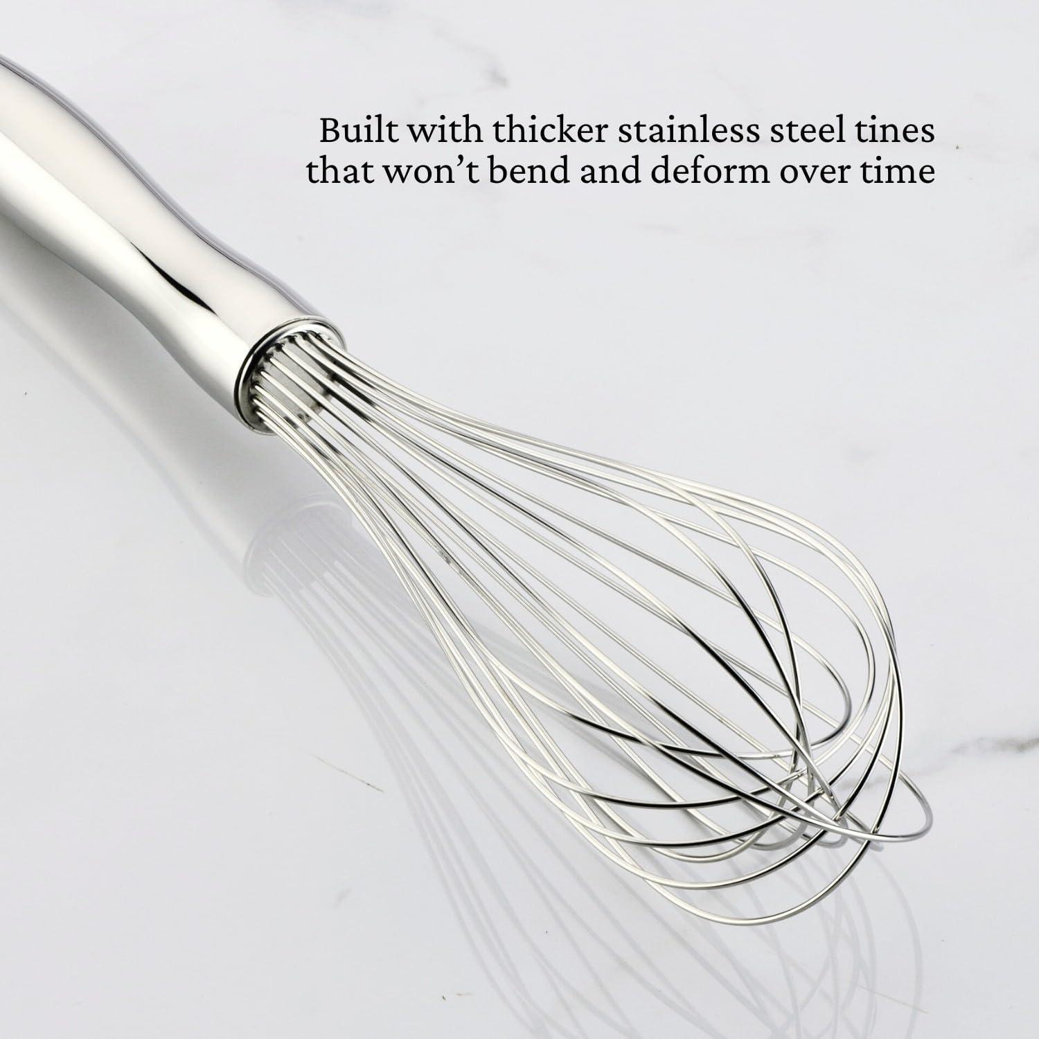 image:imageHestan Provisions Chefs Tool Balloon Whisk 12Inch ArtisanPolished Stainless Steel12 Inch Balloon Whisk