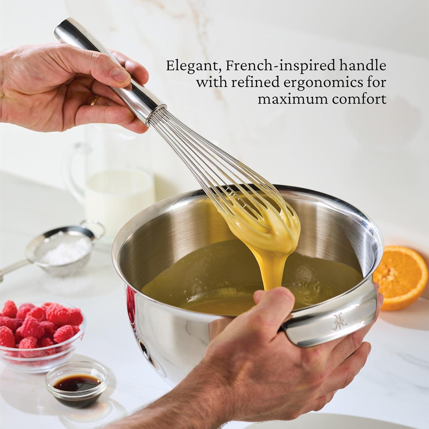 image:imageHestan Provisions Chefs Tool Balloon Whisk 12Inch ArtisanPolished Stainless Steel12 Inch French Whisk