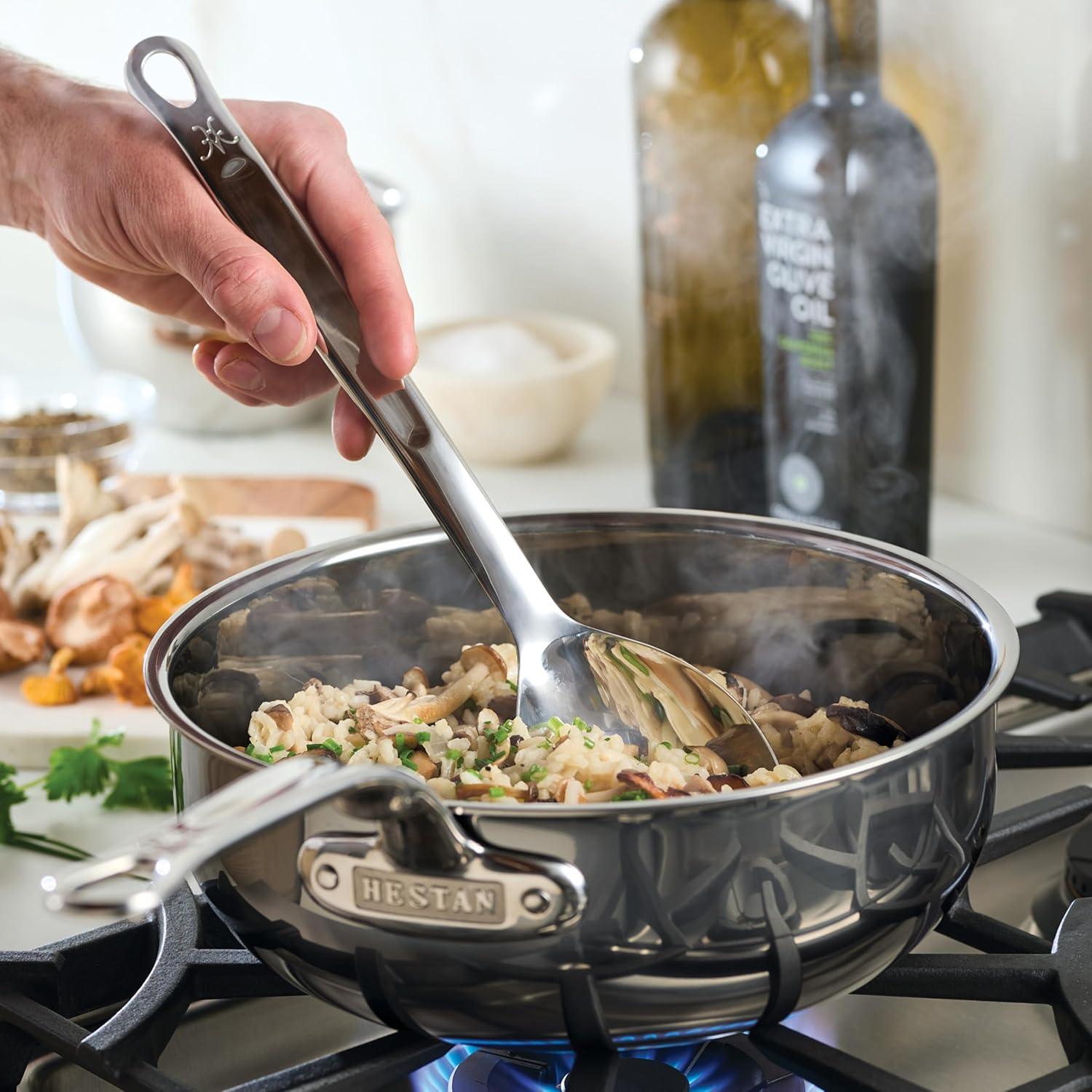 image:imageHestan Provisions Chefs Tools Ladle 13Inch 5 Ounce ArtisanPolished Stainless SteelDeep Spoon