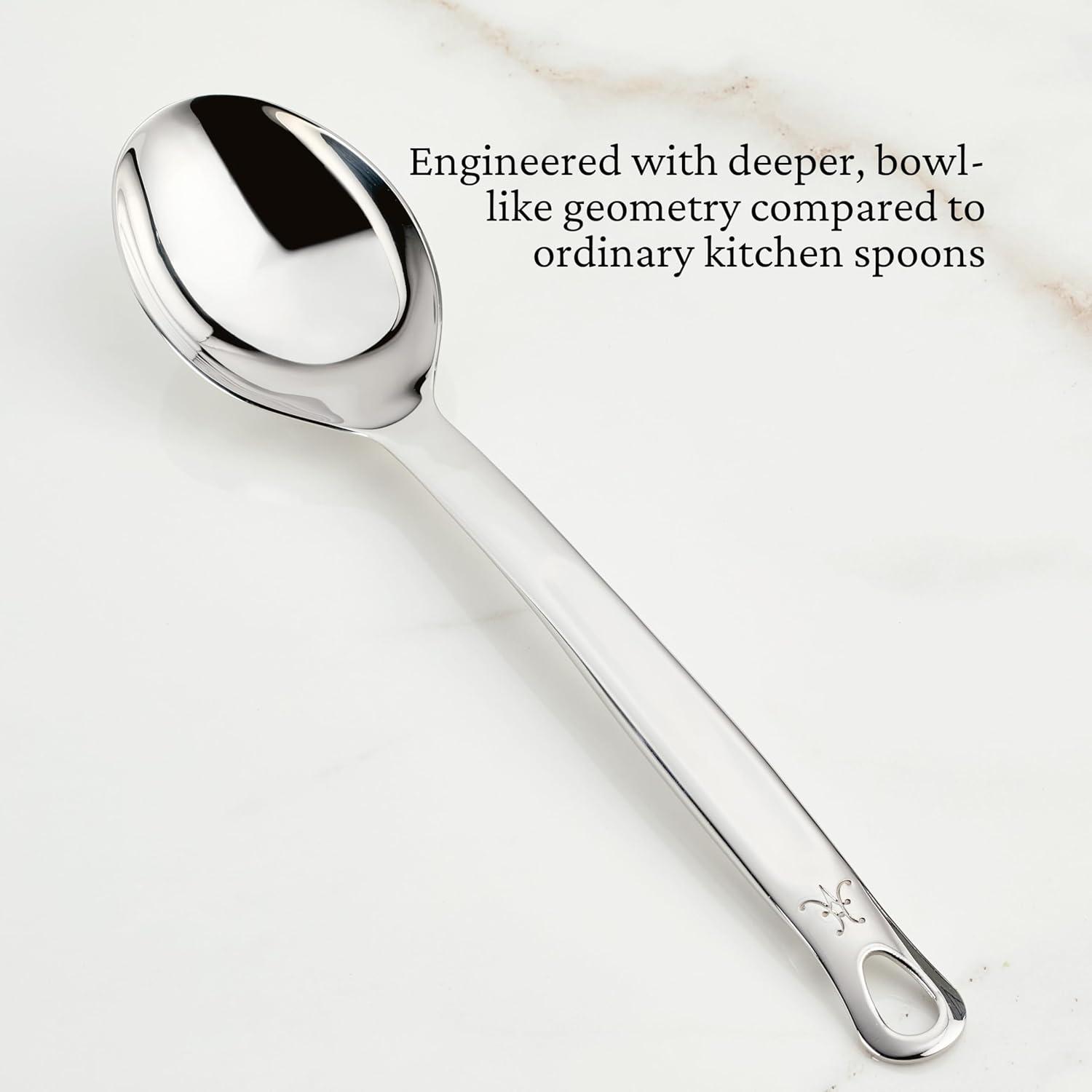 image:imageHestan Provisions Chefs Tools Ladle 13Inch 5 Ounce ArtisanPolished Stainless SteelDeep Spoon