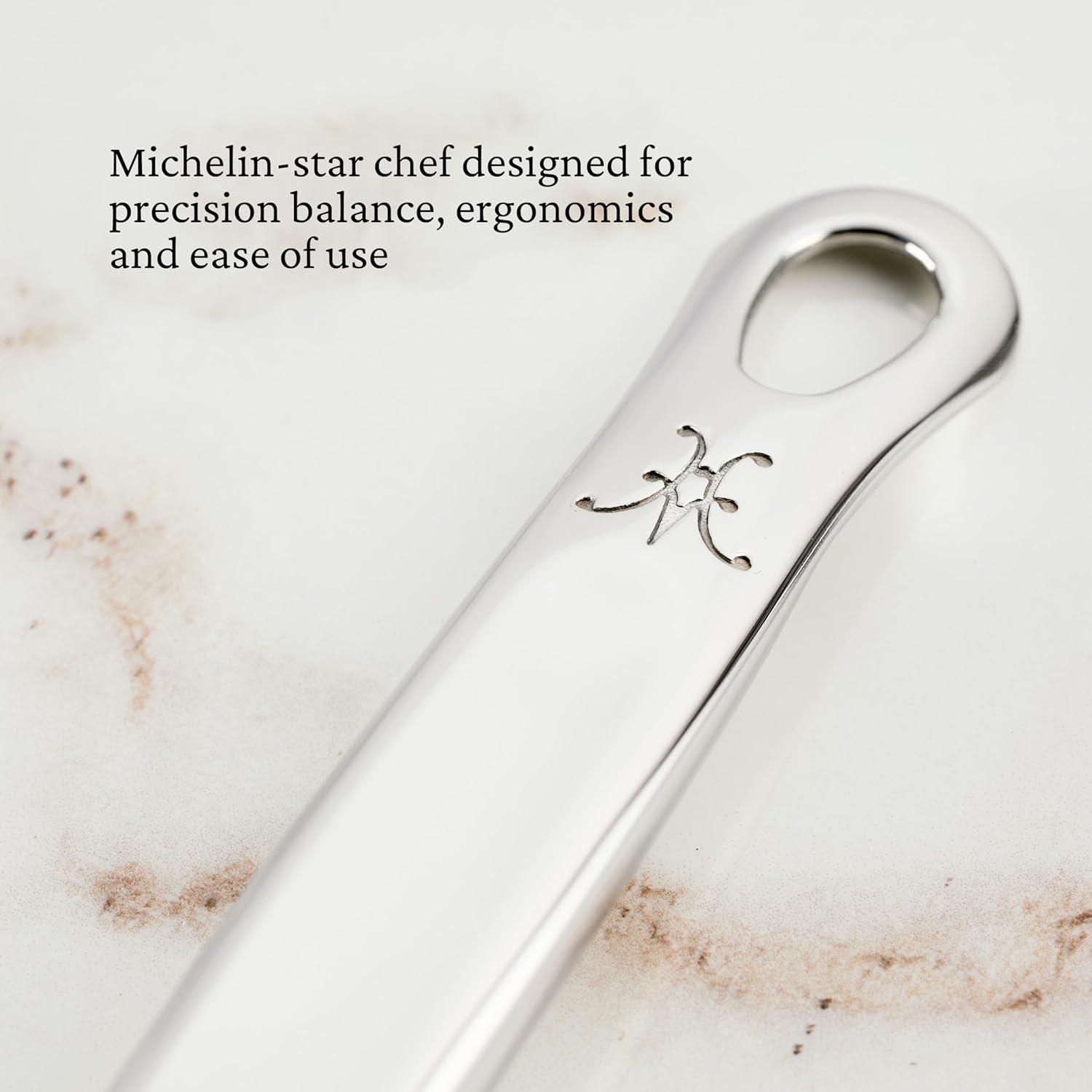 image:imageHestan Provisions Chefs Tools Ladle 13Inch 5 Ounce ArtisanPolished Stainless SteelPasta Fork
