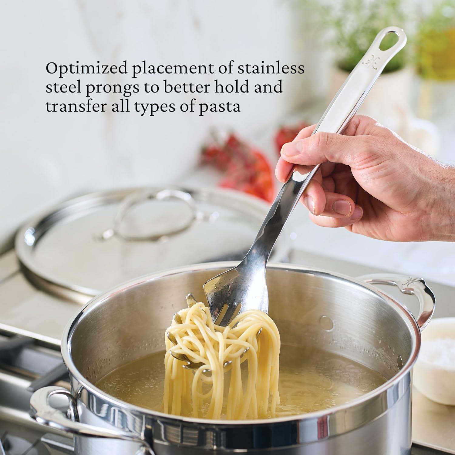 image:imageHestan Provisions Chefs Tools Ladle 13Inch 5 Ounce ArtisanPolished Stainless SteelPasta Fork