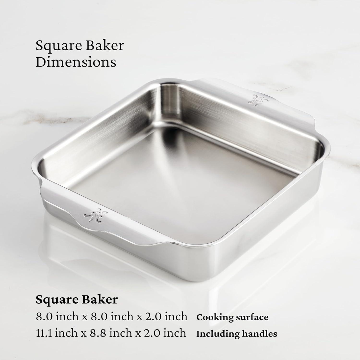 image:imageHestan Provisions OvenBond 9 x 13 Triply Rectangular Stainless Steel Baking PanBaking Pan 8inch