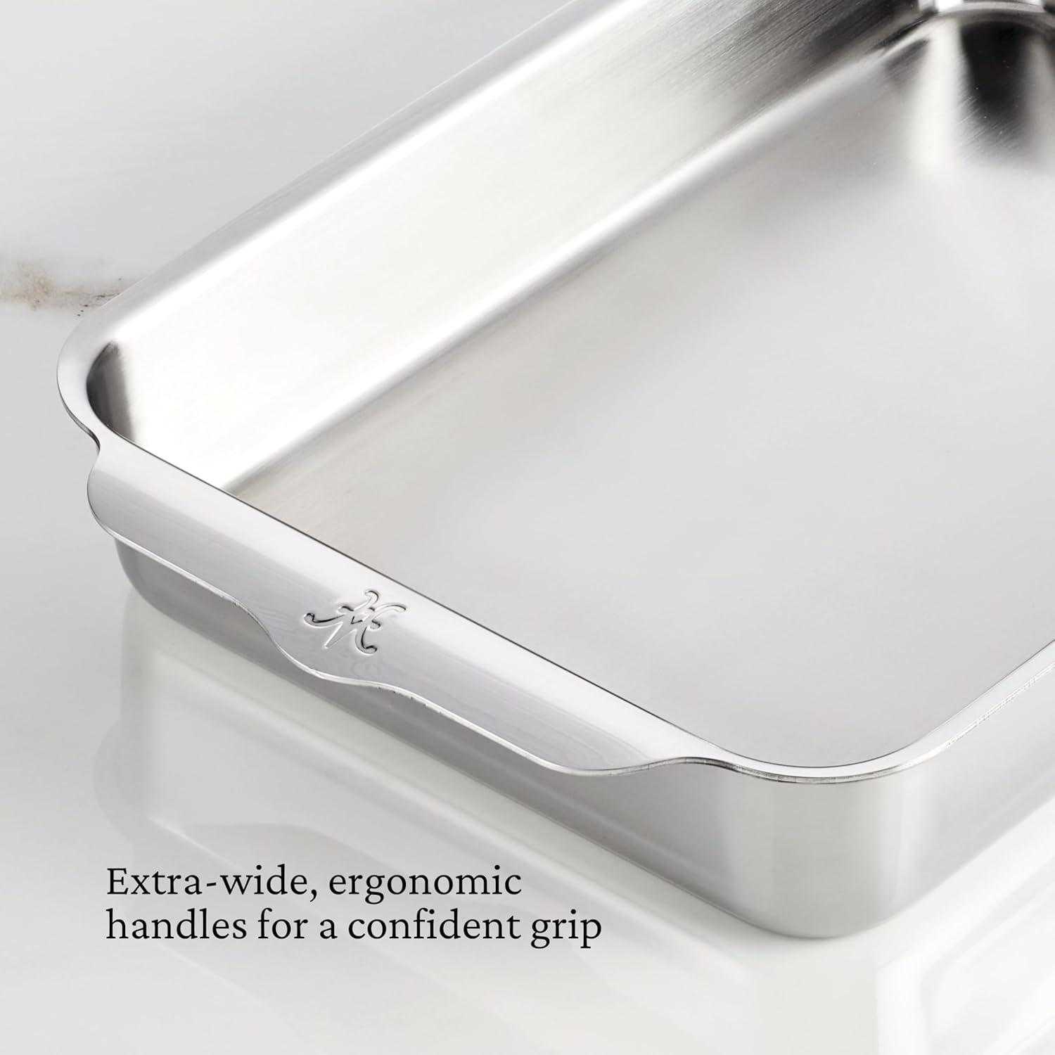 image:imageHestan Provisions OvenBond 9 x 13 Triply Rectangular Stainless Steel Baking PanBaking Pan 9x13inch Pack of 2