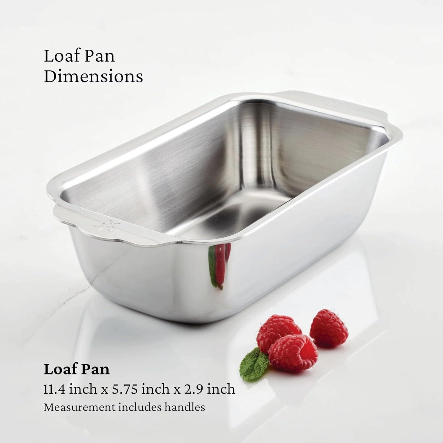 image:imageHestan Provisions OvenBond Triply Clad Stainless Steel 1Pound Loaf Pan 9 x 5Loaf Pan Pack of 2
