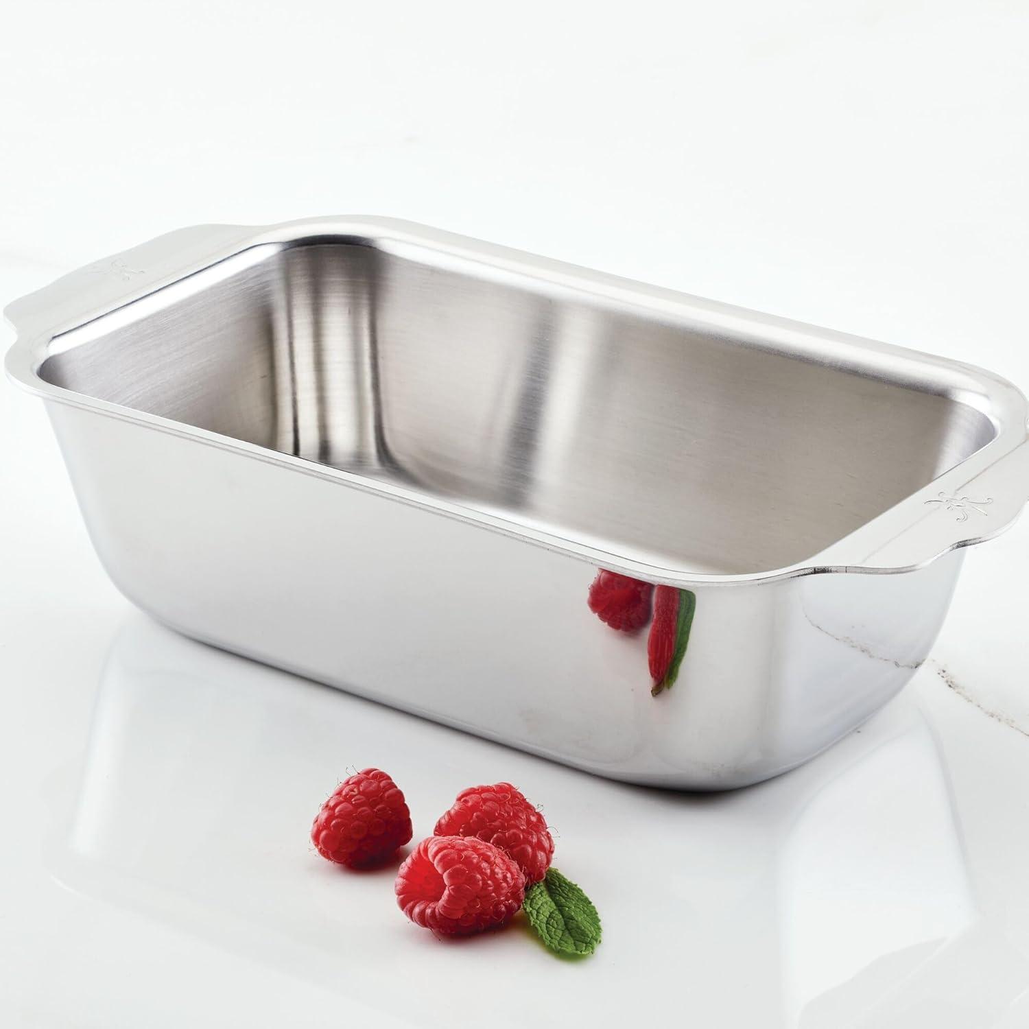 image:imageHestan Provisions OvenBond Triply Clad Stainless Steel 1Pound Loaf Pan 9 x 5Loaf Pan Pack of 2