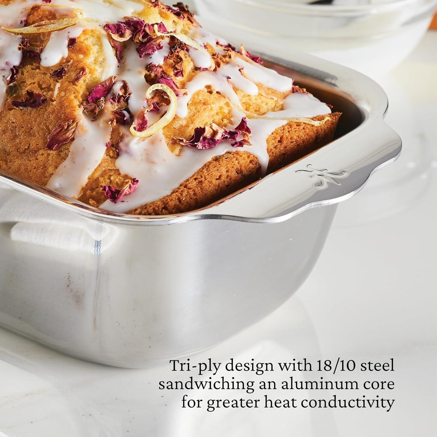 image:imageHestan Provisions OvenBond Triply Clad Stainless Steel 1Pound Loaf Pan 9 x 5Loaf Pan Pack of 2