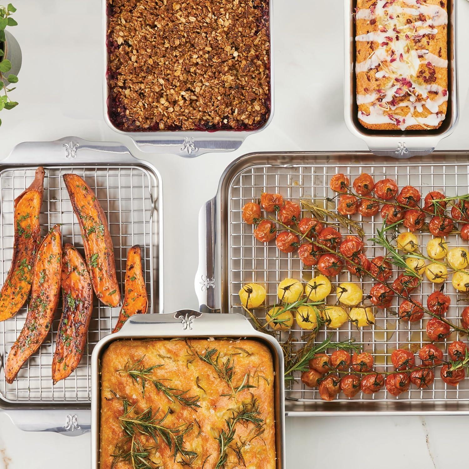 image:imageHestan Provisions OvenBond 7Piece Gourmet Essentials TriiPly Stainless Steel Set