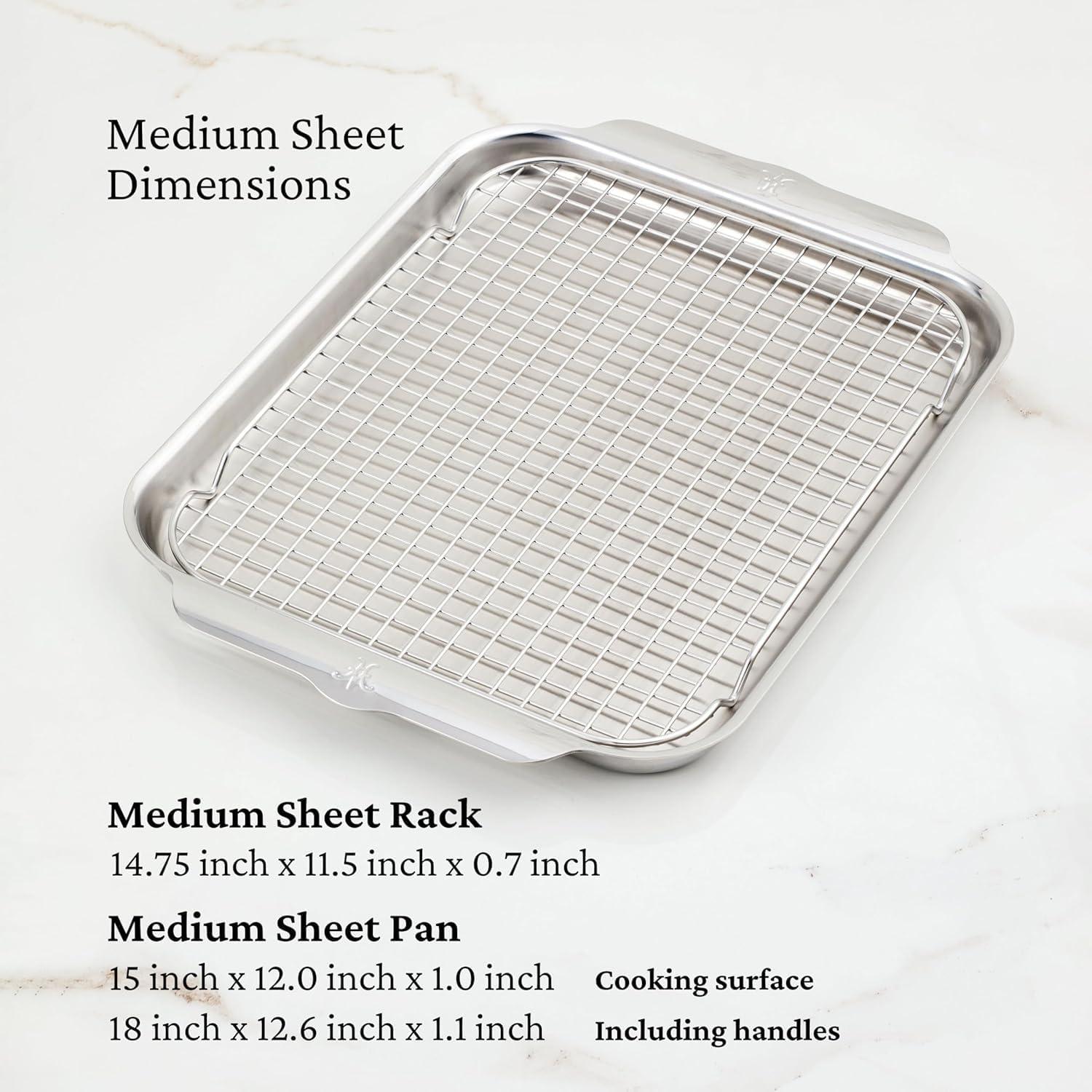 image:imageHestan Provisions OvenBond 7Piece Gourmet Essentials TriiPly Stainless Steel Set