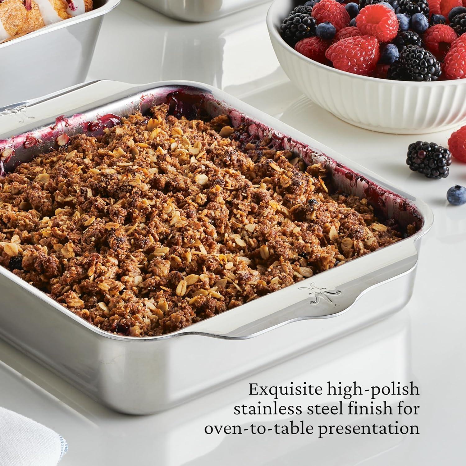 image:imageHestan Provisions OvenBond 7Piece Gourmet Essentials TriiPly Stainless Steel Set