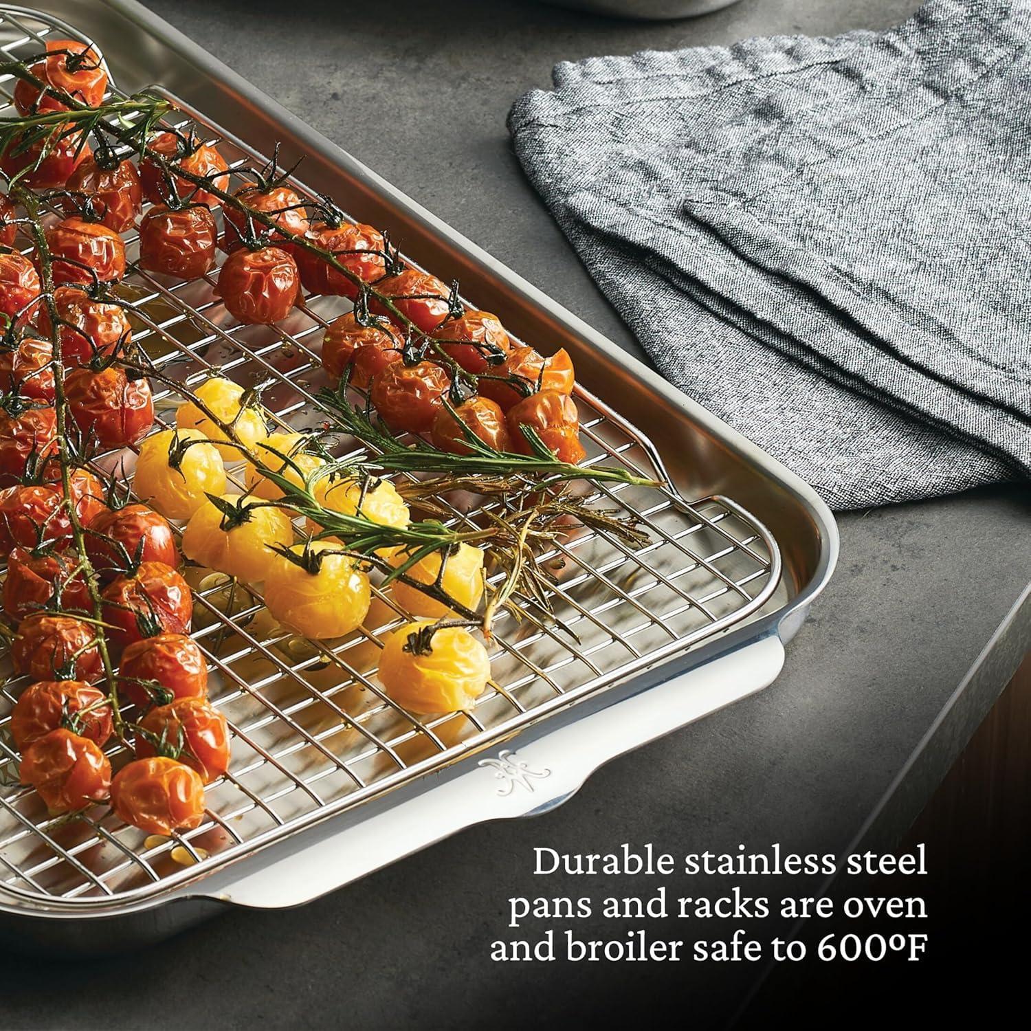 image:imageHestan Provisions OvenBond 7Piece Gourmet Essentials TriiPly Stainless Steel Set