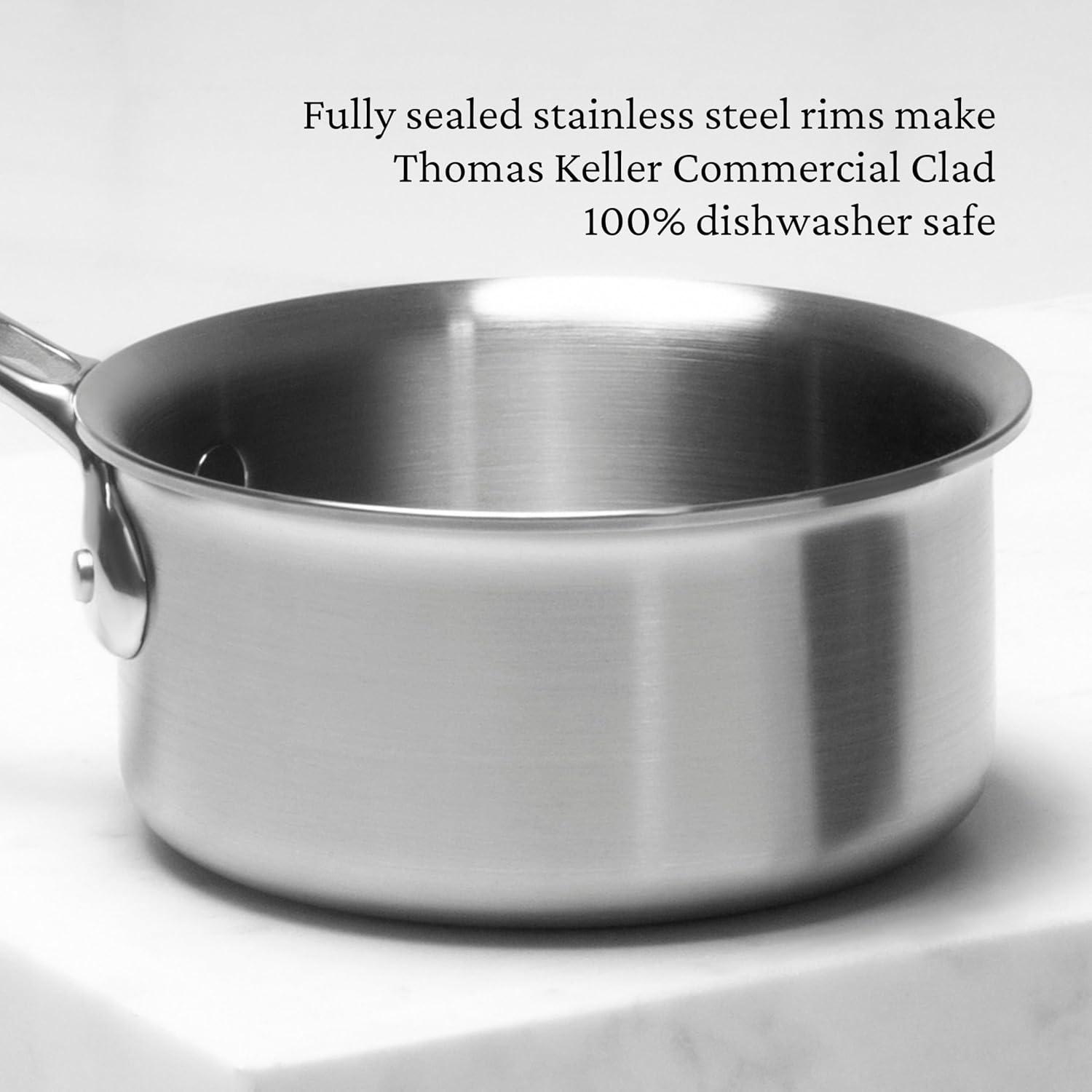 image:imageThomas Keller Insignia by Hestan Stainless Steel 9 Quart Rondeau Induction Cooktop Compatible08 Quarts