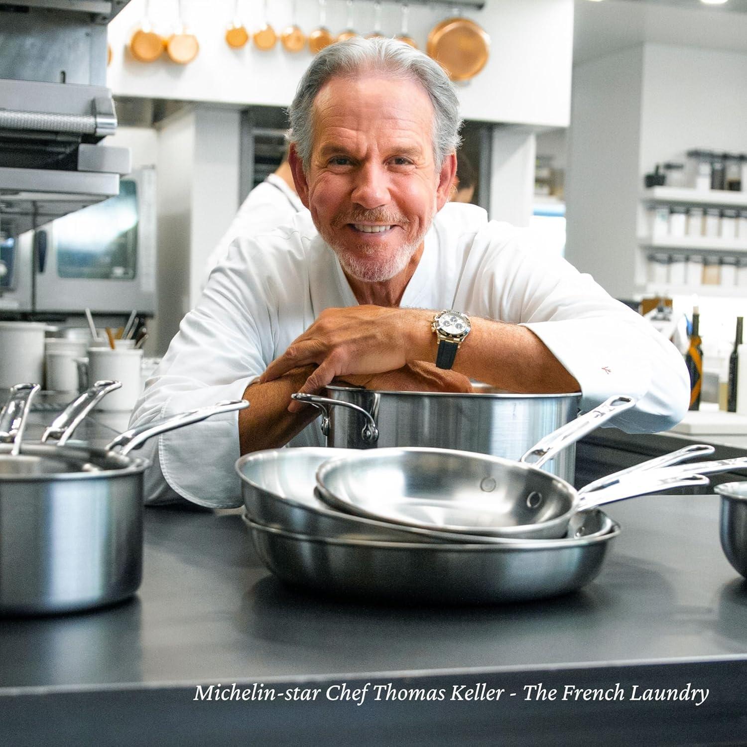 image:imageThomas Keller Insignia by Hestan Stainless Steel 9 Quart Rondeau Induction Cooktop Compatible12 Quarts