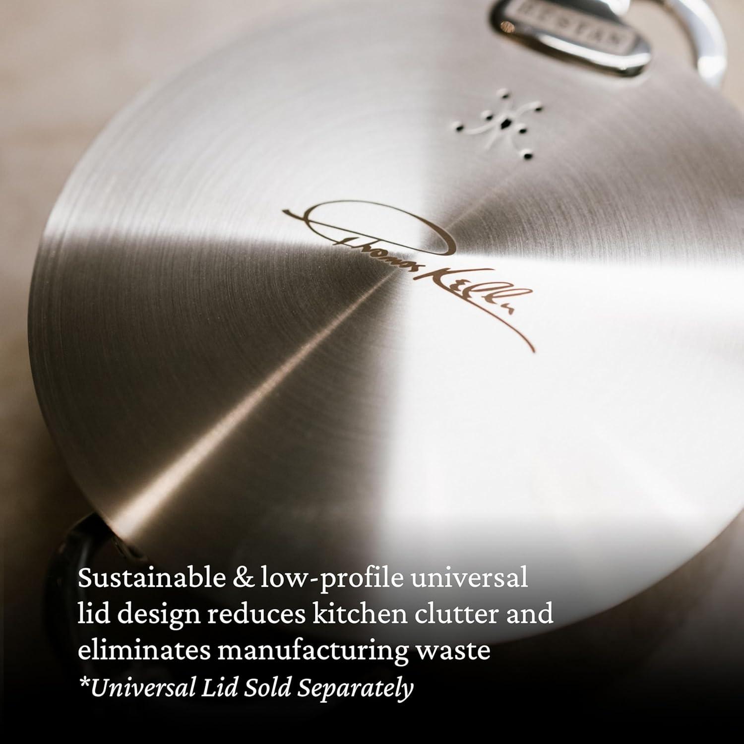 image:imageThomas Keller Insignia by Hestan Stainless Steel 9 Quart Rondeau Induction Cooktop Compatible12 Quarts