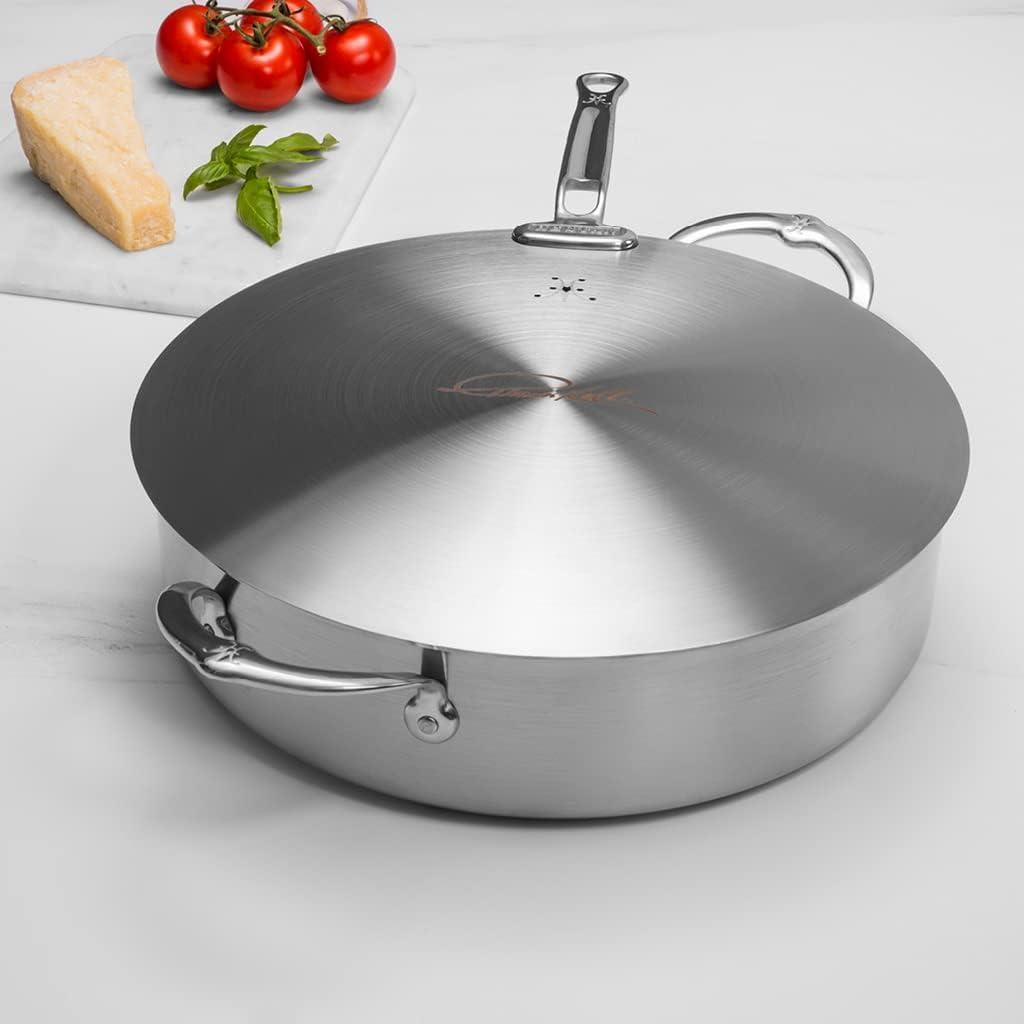 image:imageThomas Keller Insignia by Hestan Stainless Steel 9 Quart Rondeau Induction Cooktop Compatible6 Quarts