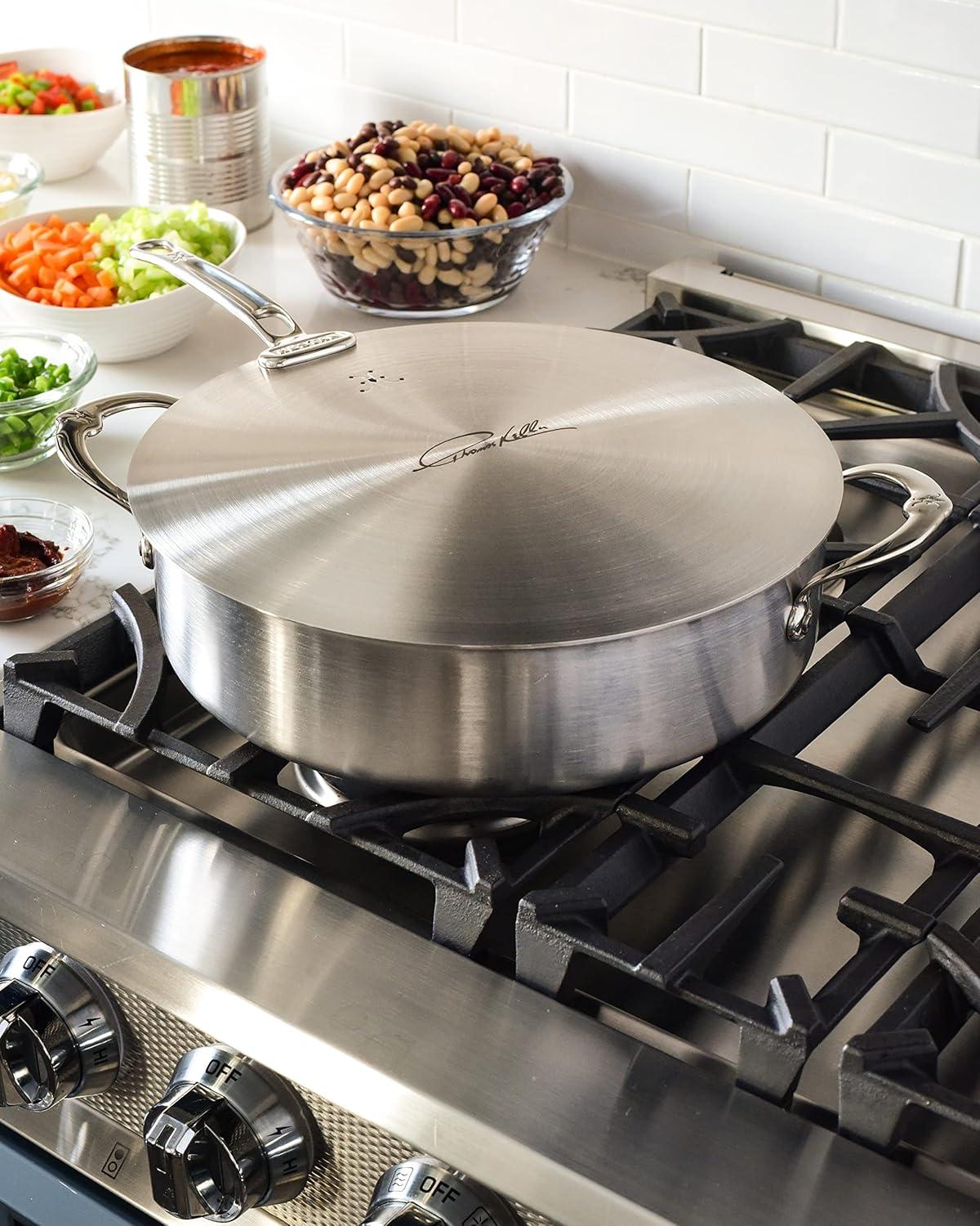 image:imageThomas Keller Insignia by Hestan Stainless Steel 9 Quart Rondeau Induction Cooktop Compatible6 Quarts