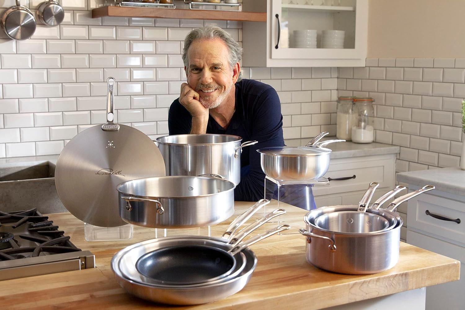 image:imageThomas Keller Insignia by Hestan Stainless Steel 9 Quart Rondeau Induction Cooktop Compatible9 Quarts
