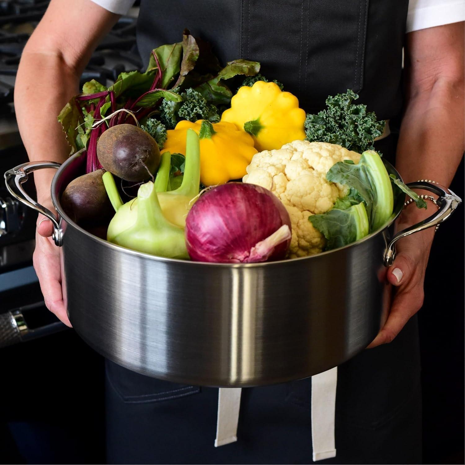 image:imageThomas Keller Insignia by Hestan Stainless Steel 9 Quart Rondeau Induction Cooktop Compatible9 Quarts