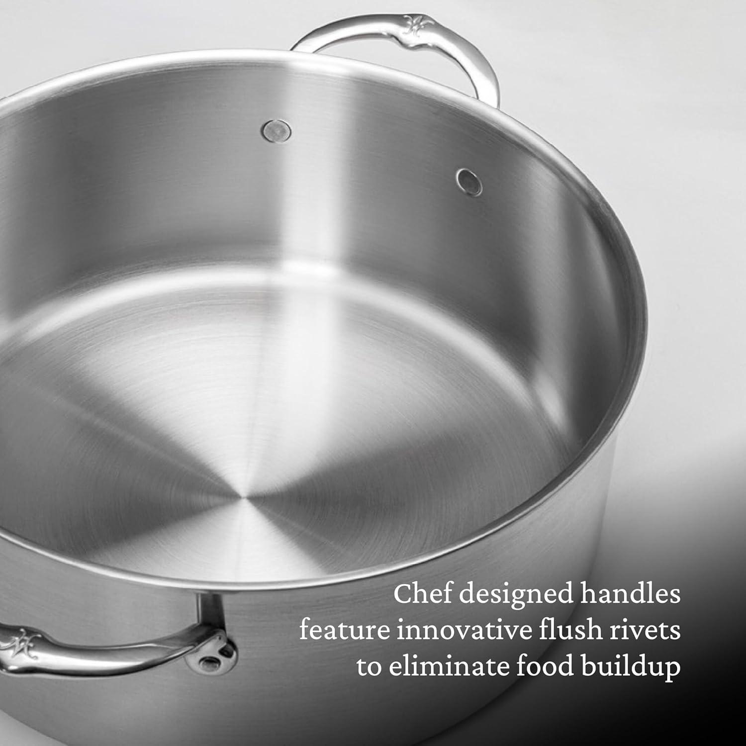 image:imageThomas Keller Insignia by Hestan Stainless Steel 9 Quart Rondeau Induction Cooktop Compatible9 Quarts