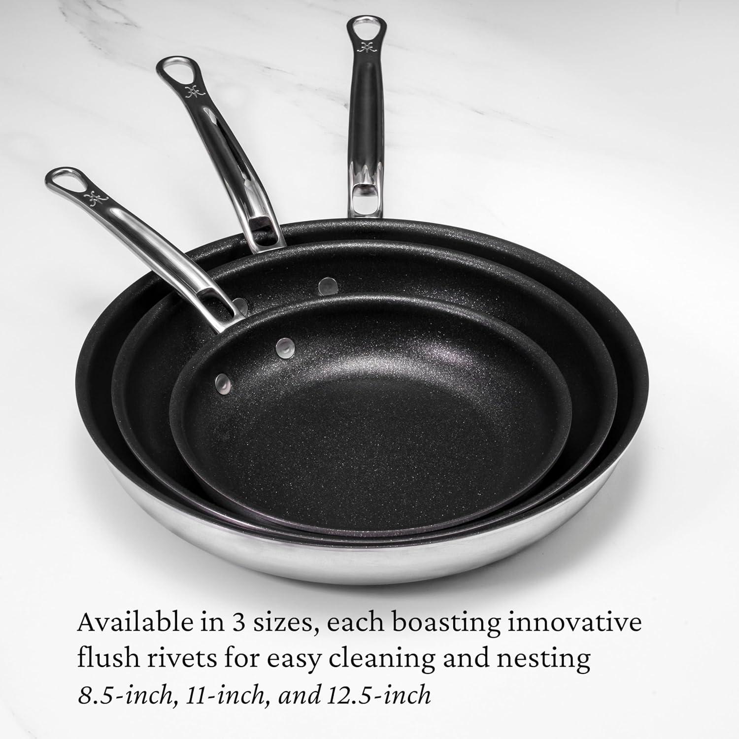 image:imageThomas Keller Insignia by Hestan Stainless Steel 9 Quart Rondeau Induction Cooktop CompatibleFrying Pan 11Inch