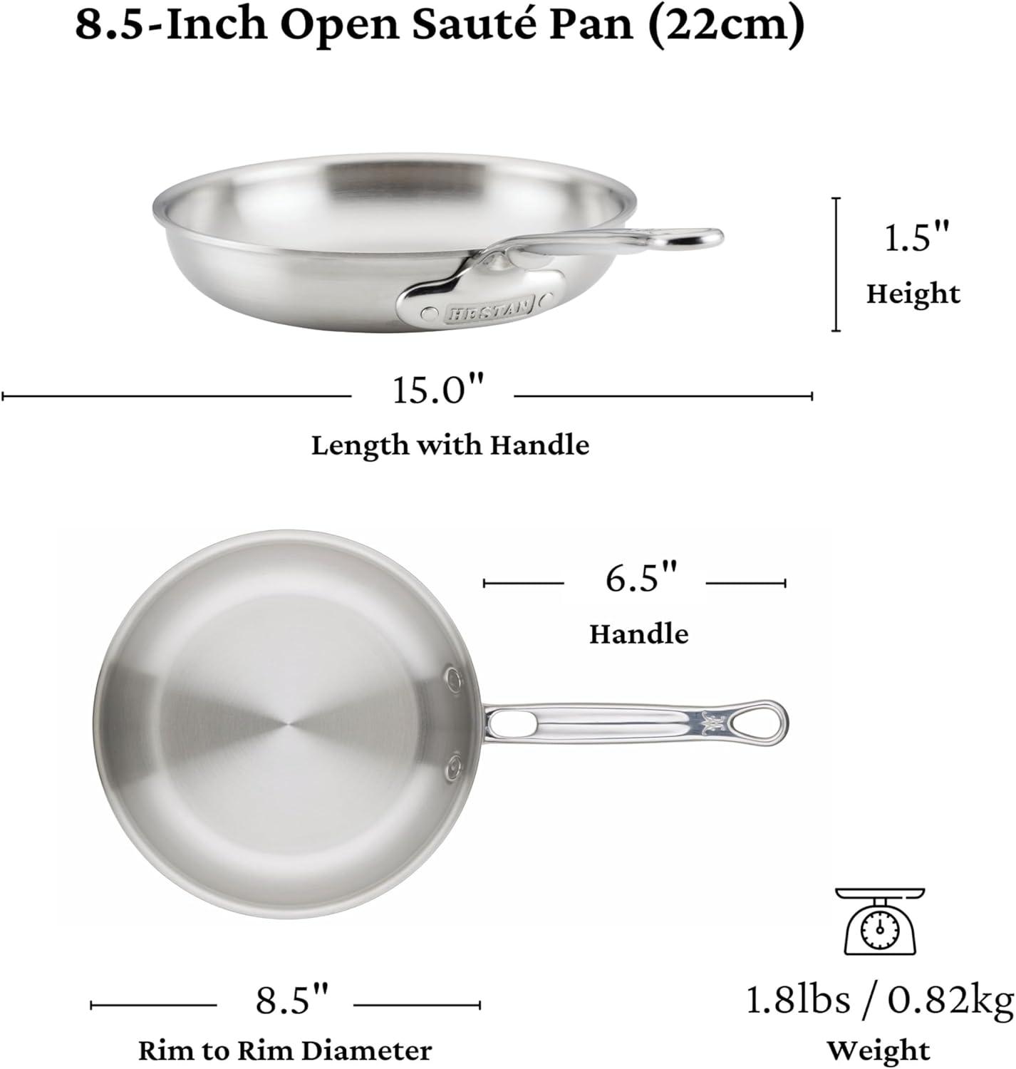 image:imageThomas Keller Insignia by Hestan Stainless Steel 9 Quart Rondeau Induction Cooktop CompatibleFrying Pan 85Inch