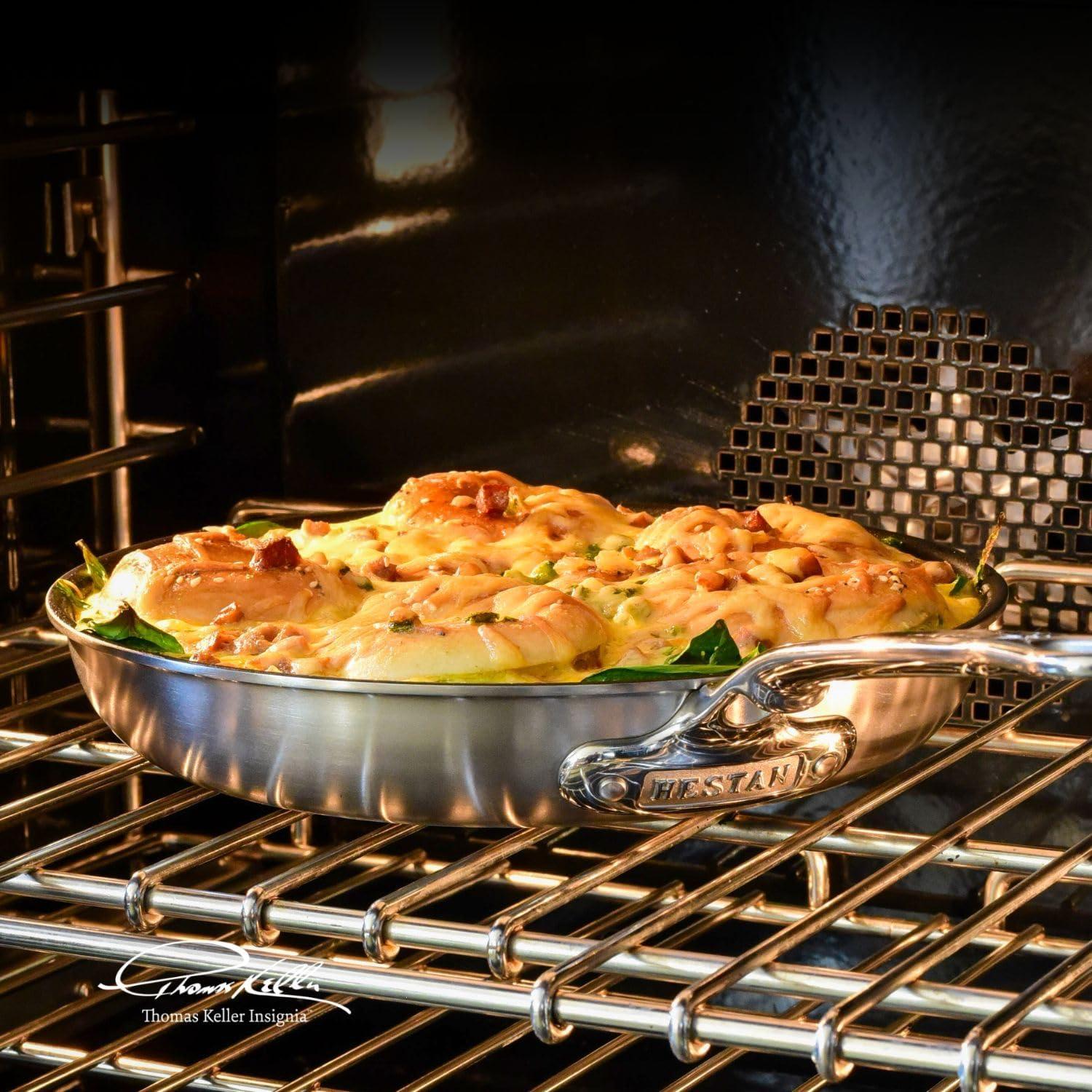 image:imageThomas Keller Insignia by Hestan Stainless Steel Frying Pan Set Induction Cooktop Compatible 11 amp 125Complete Collection 11Piece