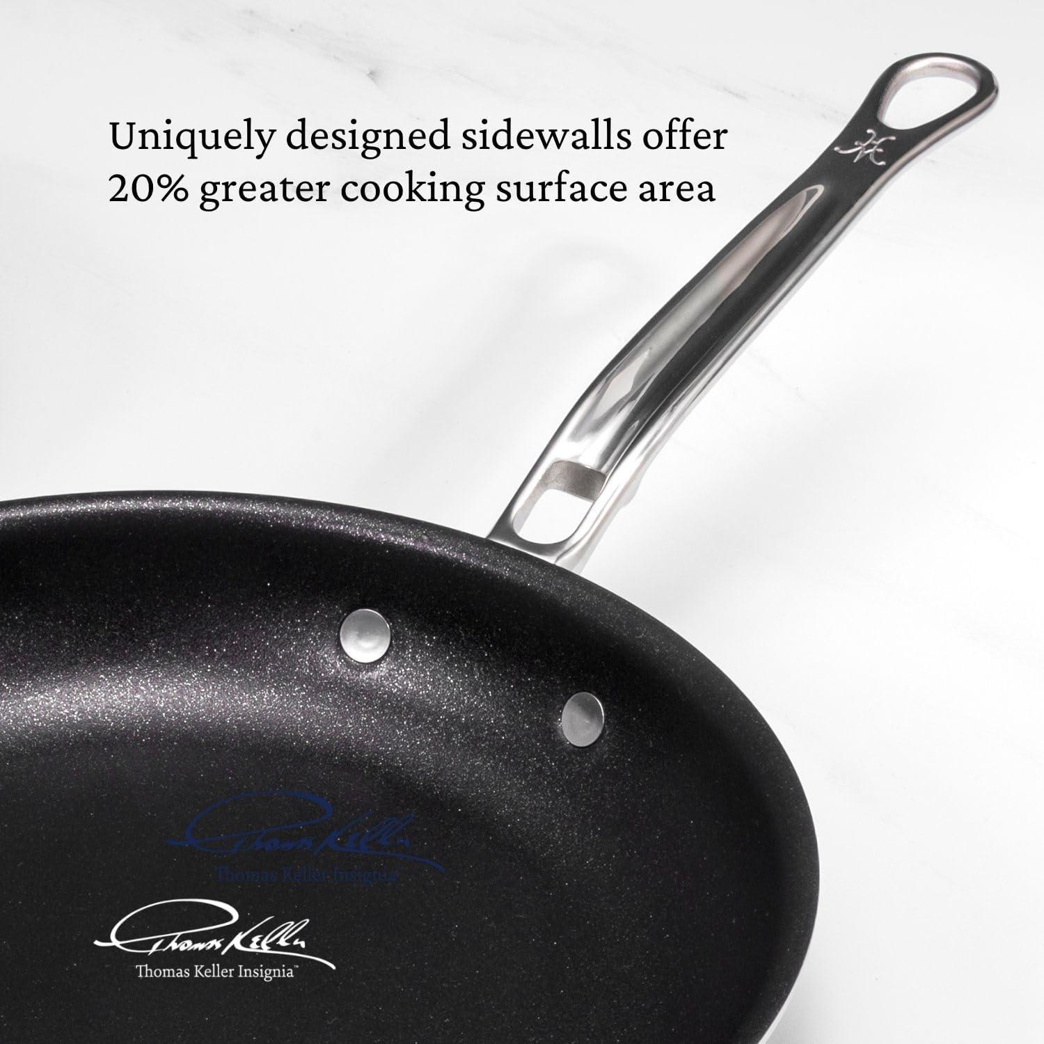 image:imageThomas Keller Insignia by Hestan Stainless Steel Frying Pan Set Induction Cooktop Compatible 11 amp 125Complete Collection 11Piece