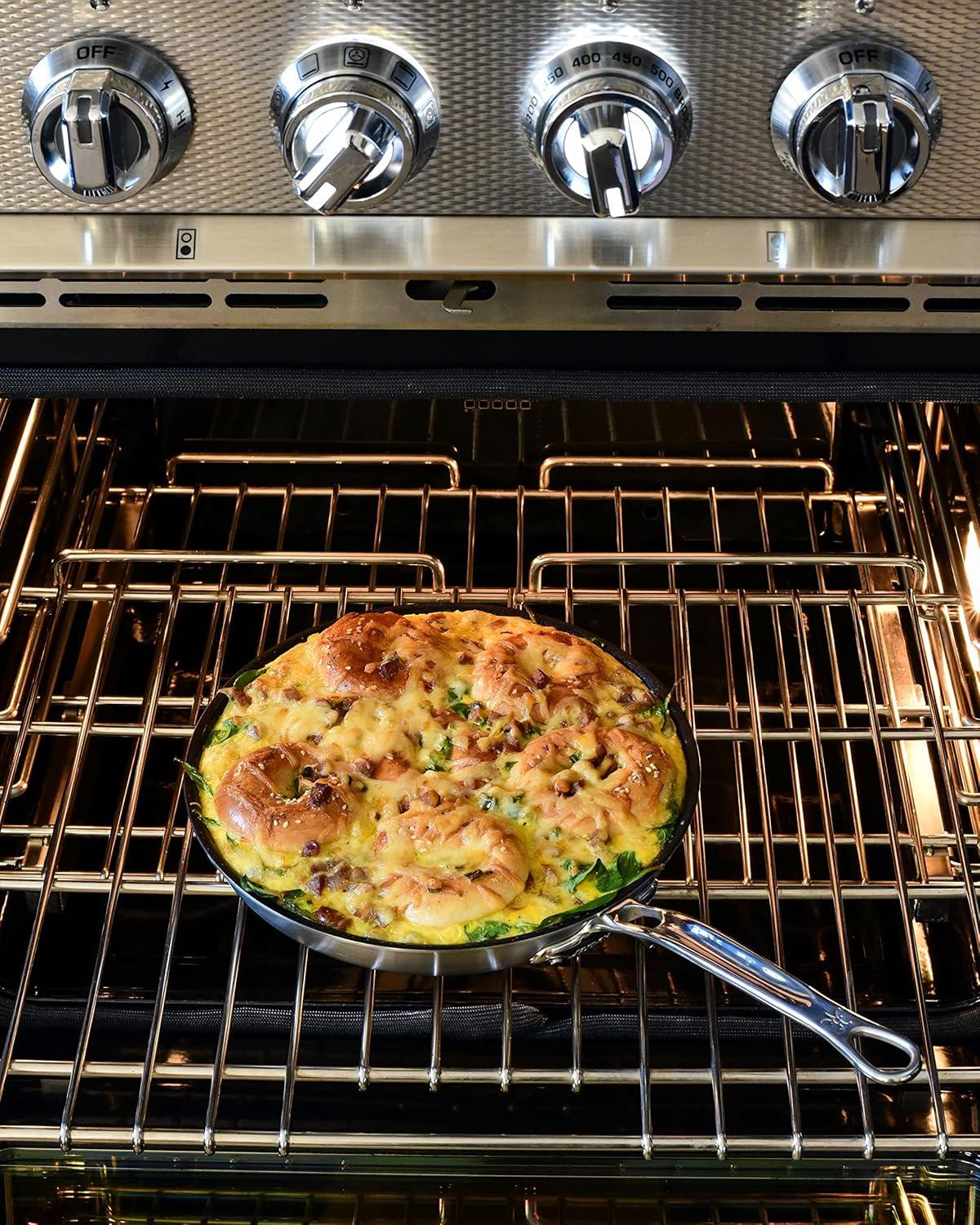 image:imageThomas Keller Insignia by Hestan Stainless Steel Frying Pan Set Induction Cooktop Compatible 11 amp 125Frying Pan 85inch