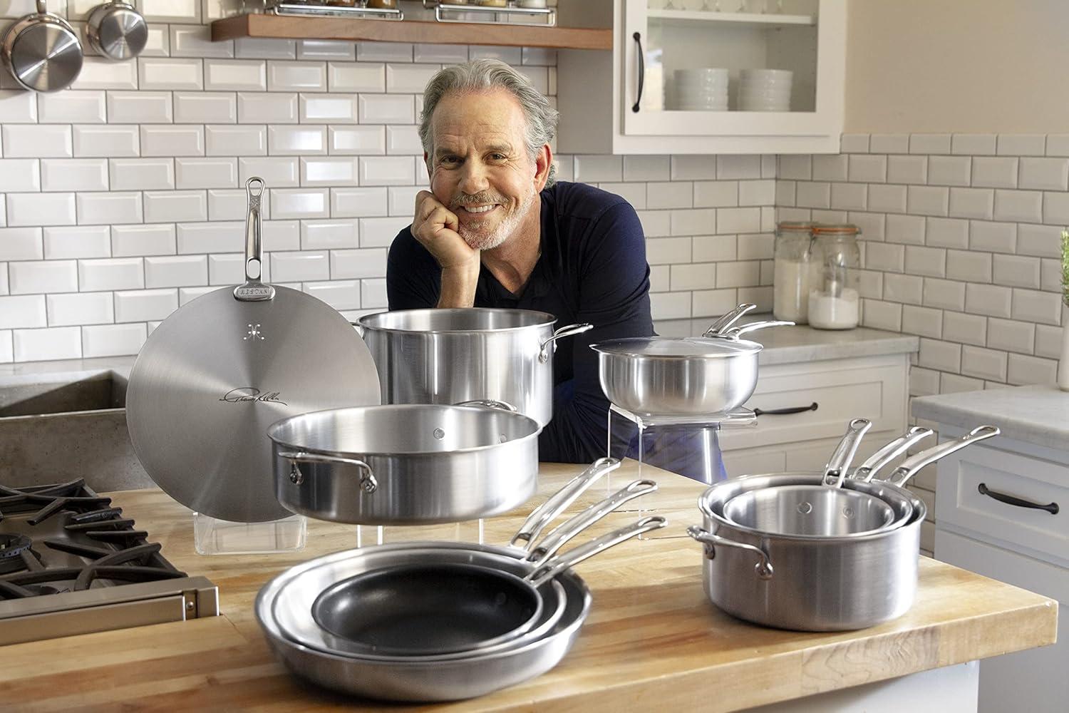 image:imageThomas Keller Insignia by Hestan Stainless Steel Sauce Pot Induction Cooktop Compatible 3 Quart