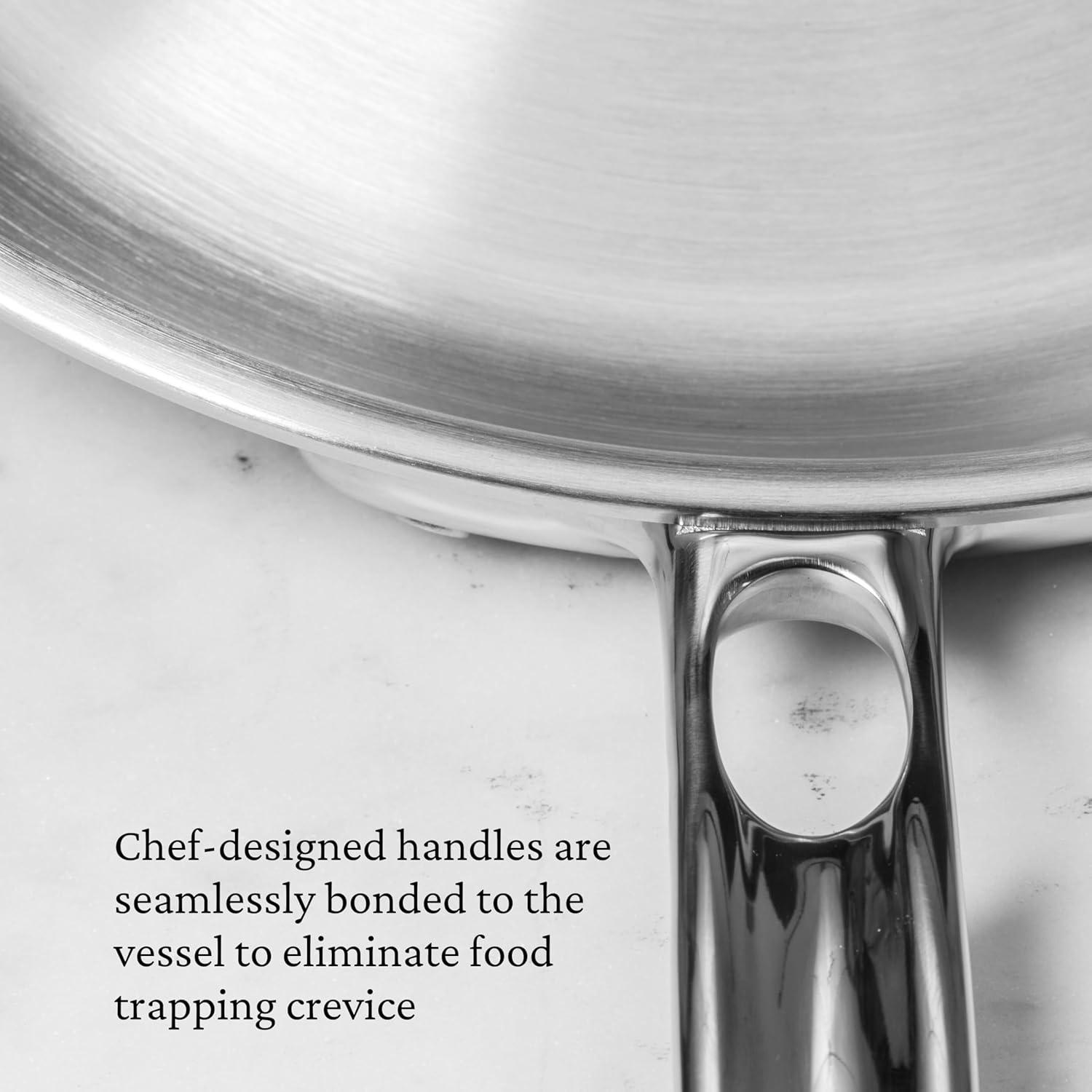 image:imageThomas Keller Insignia by Hestan Stainless Steel Sauce Pot Induction Cooktop Compatible 3 Quart
