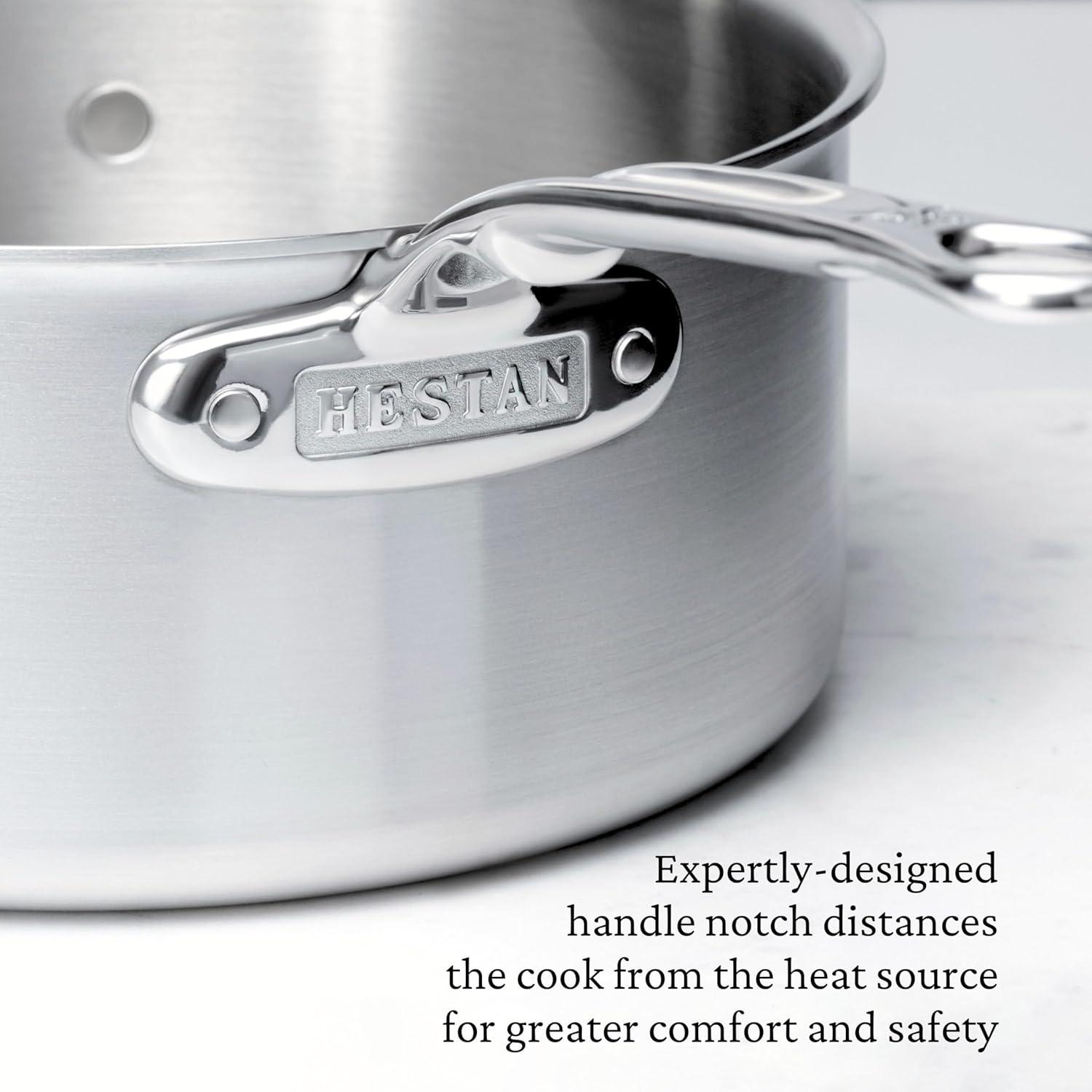 image:imageThomas Keller Insignia by Hestan Stainless Steel Sauce Pot Induction Cooktop Compatible 3 Quart